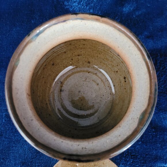 Pottery pot with lid - Picture 7 of 11